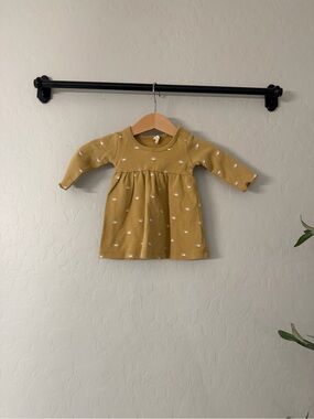 Quincy Mae Long-Sleeve Dress - Sun Print